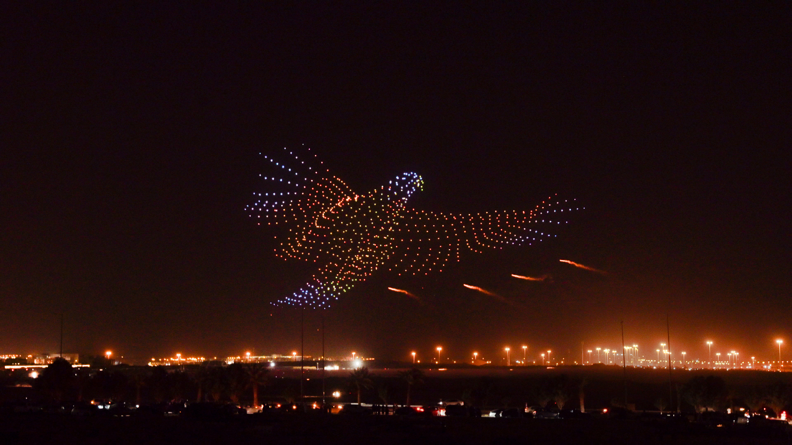 light show drone