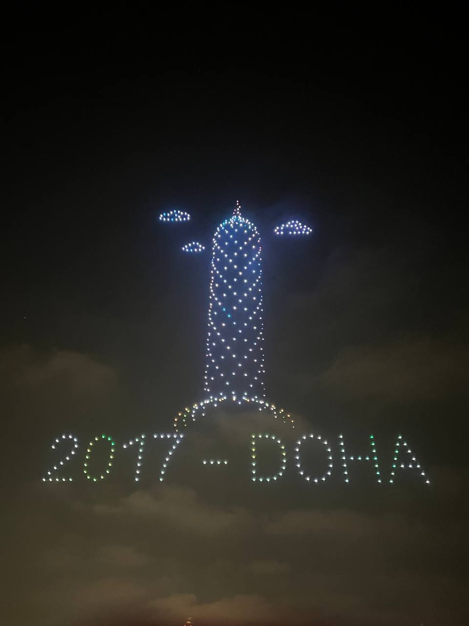 drone show doha