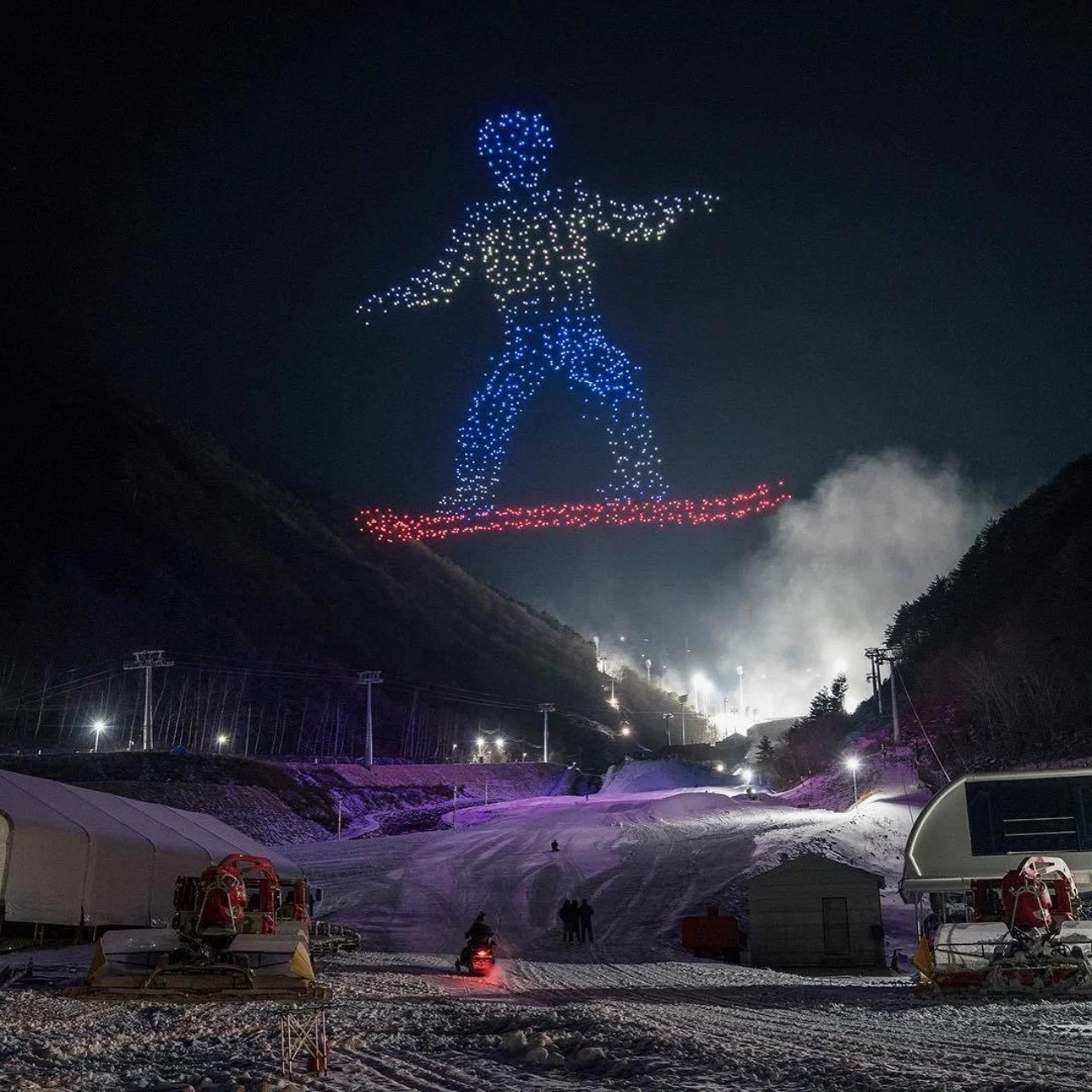 How drone light shows are used in sports Lumasky Drone Show