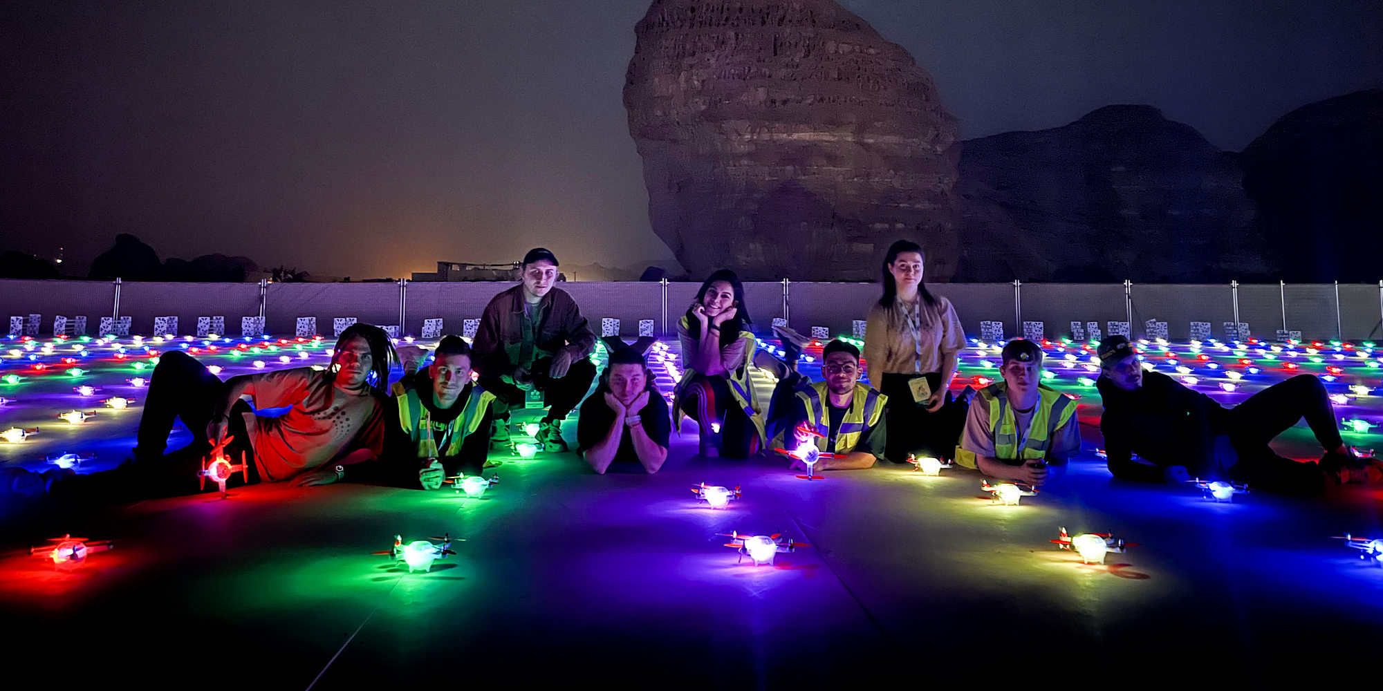 Luces 2024 con drones