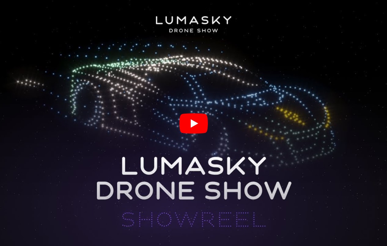 Drone shows in Singapore Lumasky Drone Show