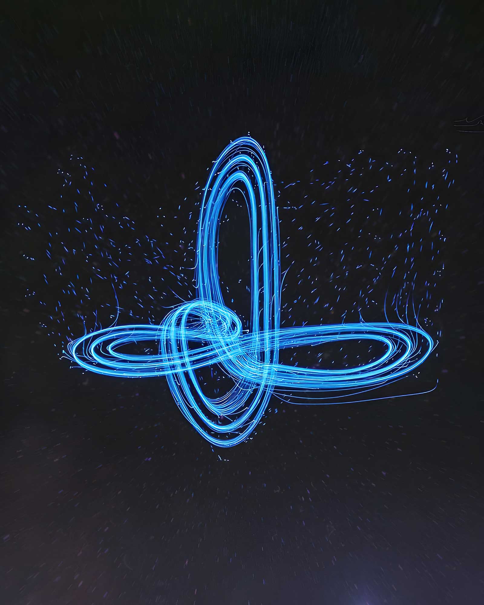 Drone light painting